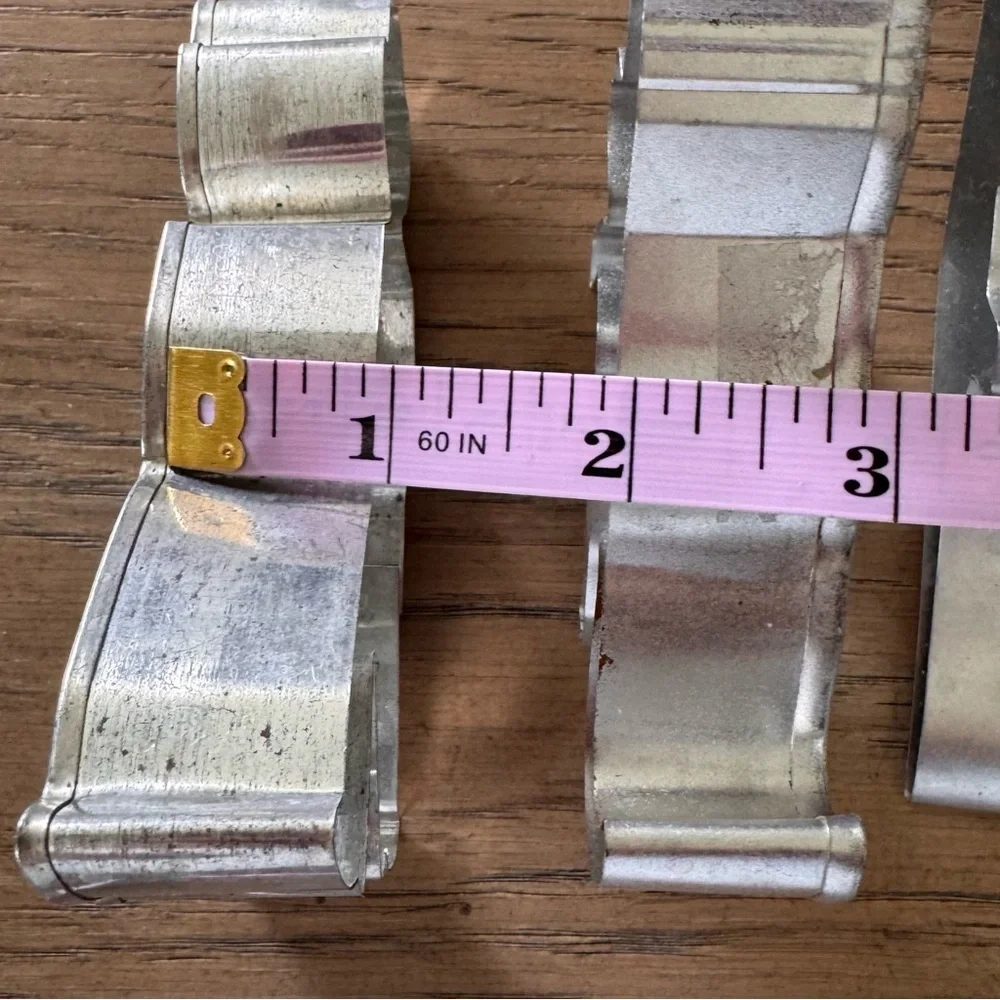 Set of Silver Cookie Cutters